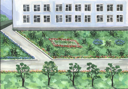 Ландшафтный дизайн пришкольного участка + фото | Ландшафтный дизайн, Школьные сады, Дизайн